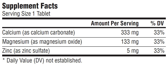 Bonex Nutrition Facts